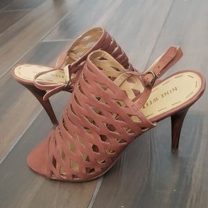 Nine West leather heels